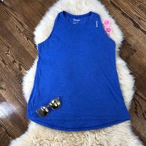 Reebok blue tank top.